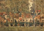 Maurice Prendergast Central Park Spain oil painting artist